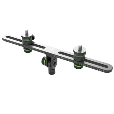 Gravity Cases MS STB 01 PRO Stereo Array 2 Microphone Bar Mount Stand image 6