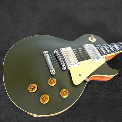 2026 Gibson Custom Made 2 Measure '57 Les Paul Reissue - Olive Drab image 3