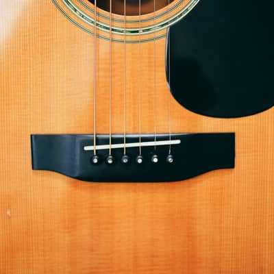 1970s Morris W-50 – Made in Japan | Rare 3-Piece Back | Martin D-45 Style | Good Condition | Hard Case image 6