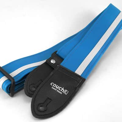 Couch Runway Blue Racer X Guitar Strap image 2