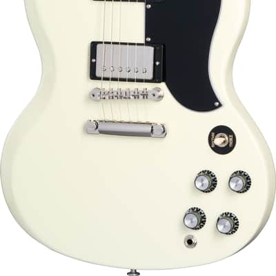 Gibson SG Standard '61 Stop Bar Electric Guitar, Rosewood Fingerboard, Classic White image 11