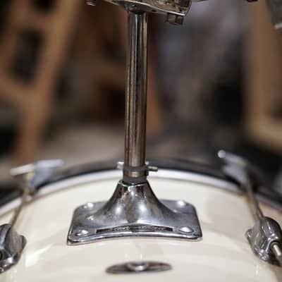 Slingerland 12/14/20/5x14" Stage Band Drum Set - 1970s Gloss White image 16