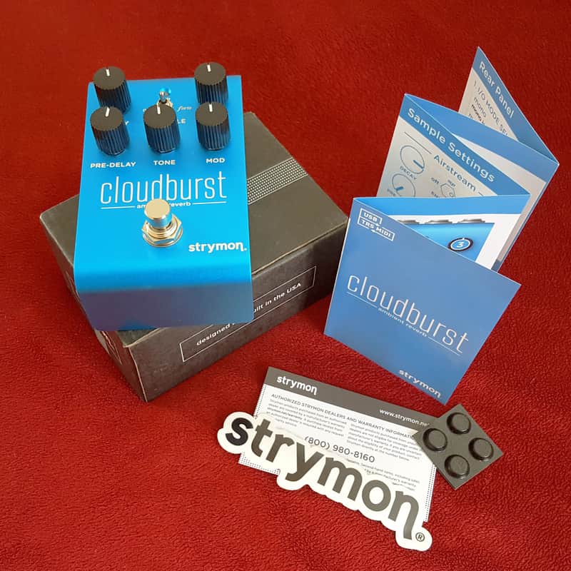 2023 – Present Strymon Cloudburst Ambient Reverb Blue