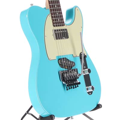 Fender Custom Shop Telecaster Pro NOS with Floyd Rose - Taos Turquoise, Premium Setup (X6) (86845) image 3