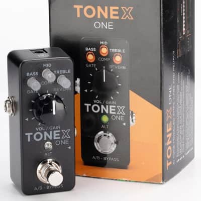 IK Multimedia TONEX ONE Amplifier/Cab/Effect Modeling Pedal - Black (ToneXOned1) image 1