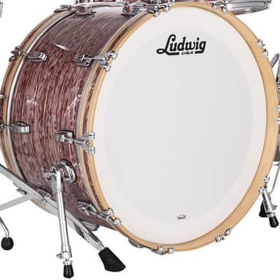 Ludwig *Pre-Order* Classic Maple 14x20" Vintage Pink Oyster Bass Kick Drum Virgin/No Mount | Made in the USA | Special Order | Authorized Dealer image 1