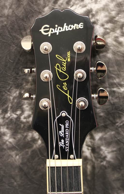 2017 Epiphone Les Paul Standard PlusTop Pro Wine Red Electric | Reverb