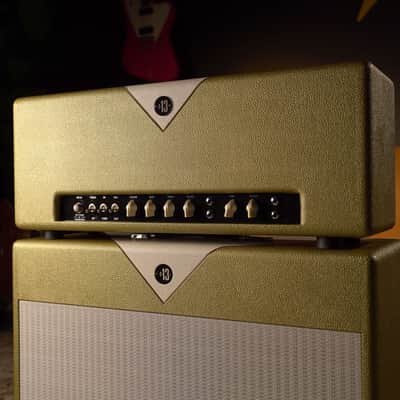 New Divided by 13 FTR 37 w/ 2x12 Cabinet - Gold Tolex image 4