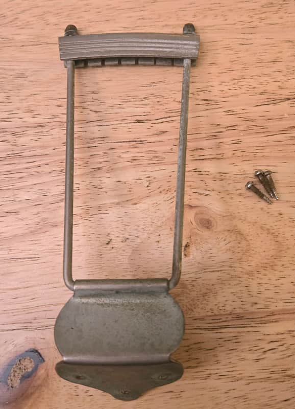 Vintage 1940's era Gibson L 50 L 48 Kluson archtop trapeze tailpiece RARE PARTS image 1