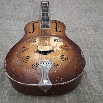 Vintage 1930 National Triolian w/ Soft Shell Case image 7