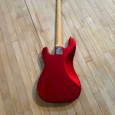 1972 Fender Precision Bass with Rosewood Fretboard Candy Apple Red image 7