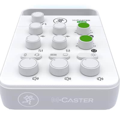 Mackie M-Caster Live Podcast Mixer (White) image 2