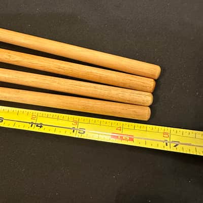 Medium-Hard Rubber Mallets on Birch Shafts, 2 PAIRS, 16.5" x 1" - NEW image 13