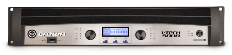 Crown Audio I-Tech 5000HD Two-channel 2500W Power Amplifier image 1