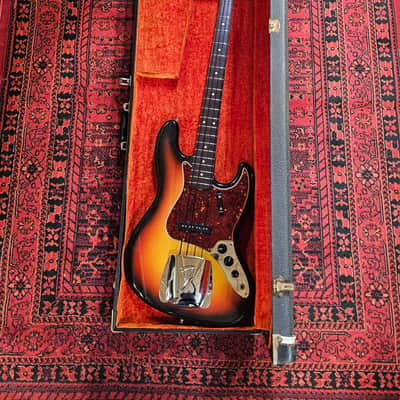 1965 Fender Jazz Bass 3 tone Sunburst image 18