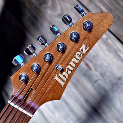 Immagine Ibanez AZ22S1F-TXB Standard - Transparent Turquoise Burst w/ Hard Case - 14