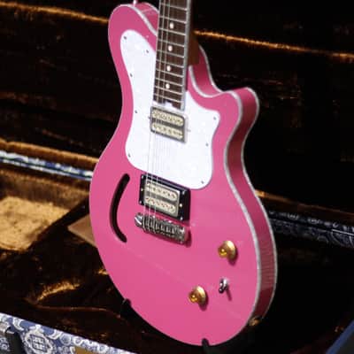 Perinetti Lancia Semi-Hollow - Pink Gold Sparkle image 6