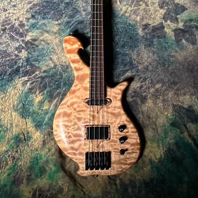 Birdsong "Sadhana" 4-String (Short Scale) 2011 - Quilted Maple image 1