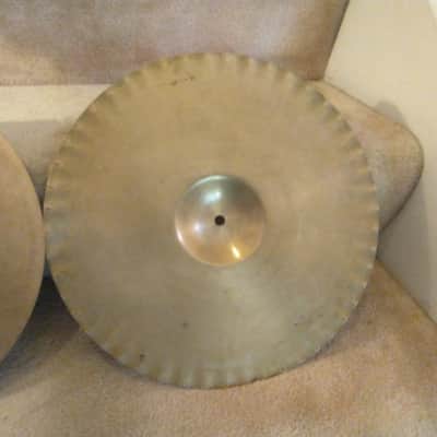 Paiste Rare vintage 602 15 inch Sound Edge hi hat cymbals 1039/1118 grams - outstanding! image 11