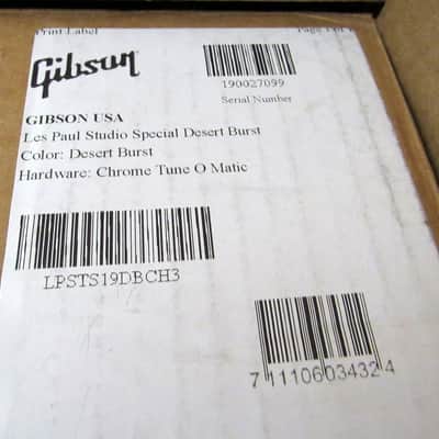 Gibson Les Paul Studio Special Ltd Edition Desert Burst Never Played or Displayed 2019 New Old Stock image 24