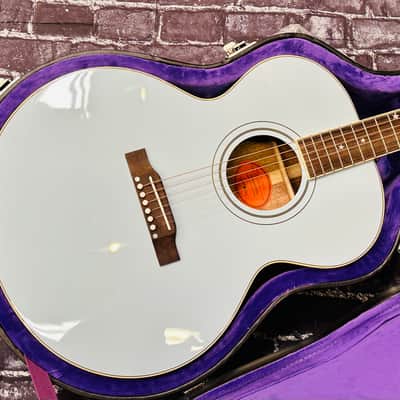 Epiphone J-180 LS Jumbo Ac/El Inspired by Gibson Frost Blue w/Case Auth Dlr #922 image 6