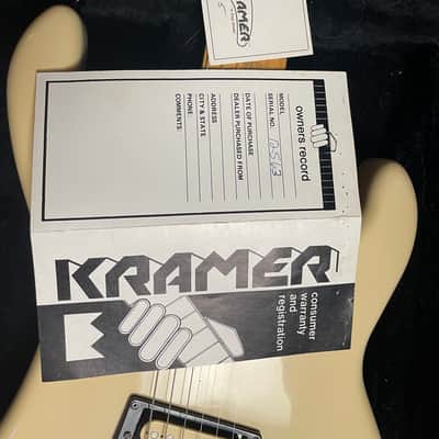 Kramer Baretta White/Maple 1985 image 21
