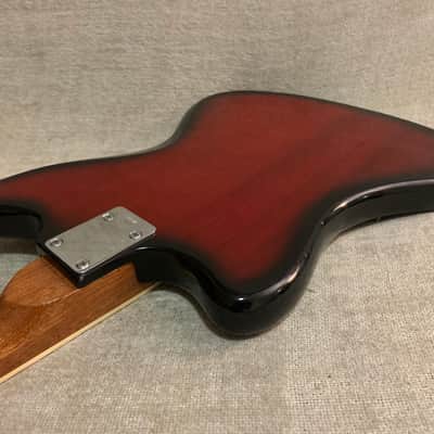Vintage 1960’s Conqueror Teisco Kawai Kingston 23.5” Short Scale Offset Electric Guitar + 2 Tone Case Japan MIJ image 23