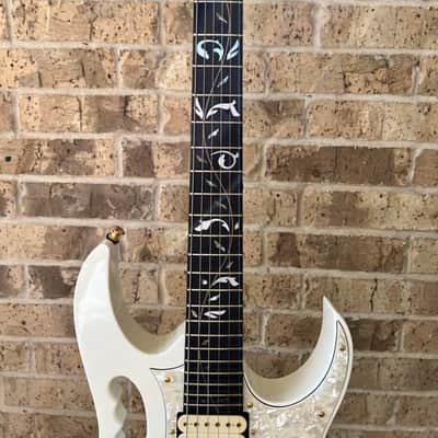Ibanez JEM7V-WH Steve Vai Signature with Ebony Fretboard 1994 - White image 2