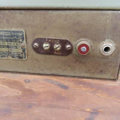 MASCO MA-25 1950's TUBE HARMONICA GUITAR 25 watt HEAD SERVICED! image 7