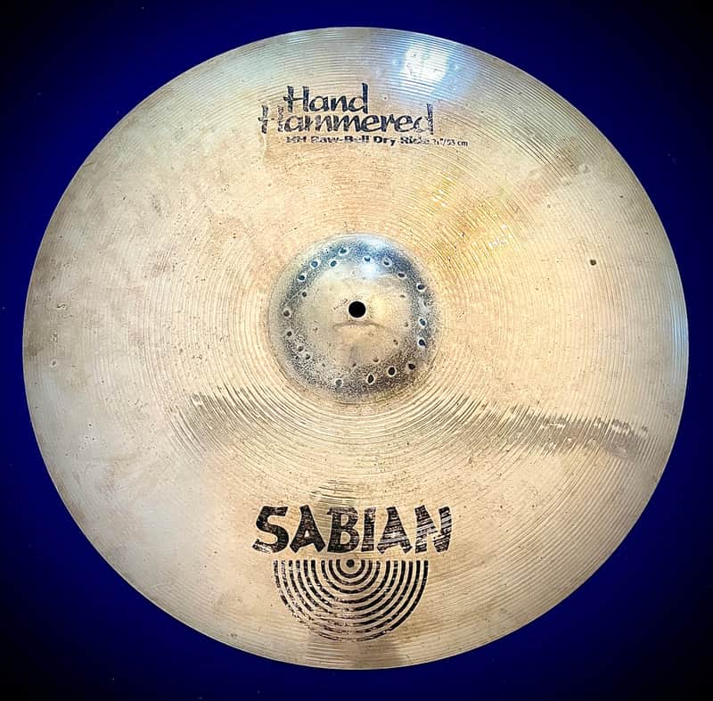 Sabian 21” Hand Hammered Raw Bell Dry Ride Cymbal image 1