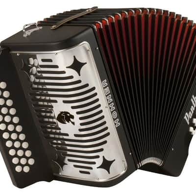 Hohner Panther Series 3-Row Diatonic Accordion Key of GCF #3100GCFBK image 3