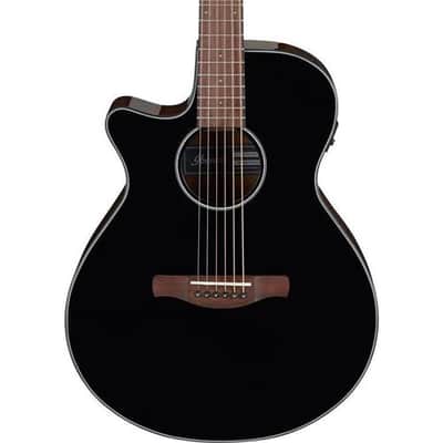 Ibanez AEG50L Left-Handed Acoustic Electric Guitar, Walnut Fretboard, Black High Gloss image 2