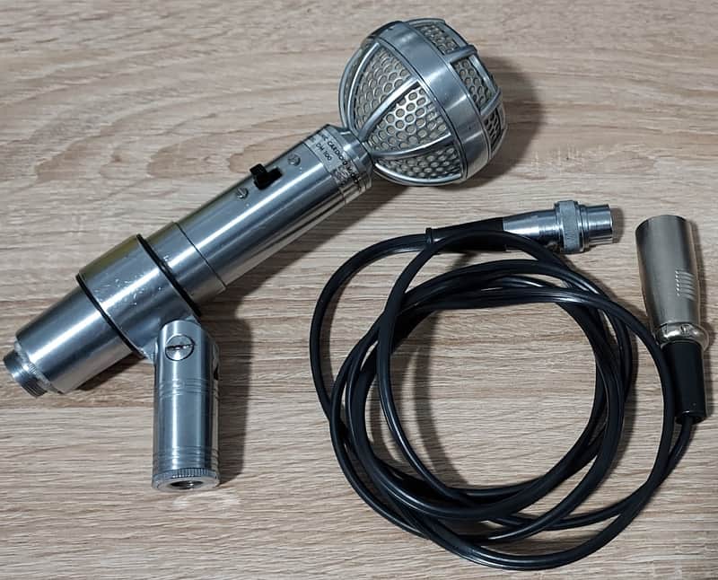 Winston DM100(AKA RCF 1612), Vintage Dynamic Cardioid Microphone, 1960s image 1