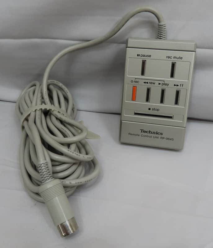 Vintage Technics RP-9645 Cassette / Tape Deck Remote - RS-M45 RS