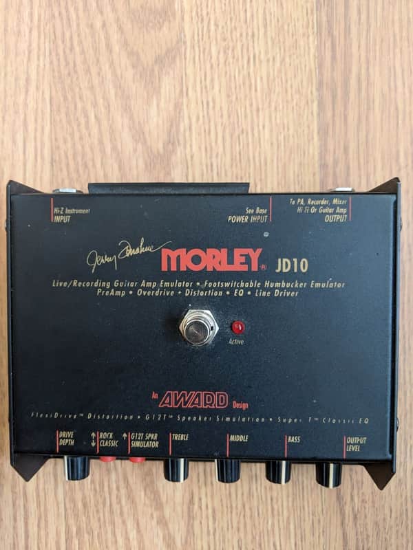 Morley JD10 Jerry Donahue Overdrive Preamp Pedal image 1