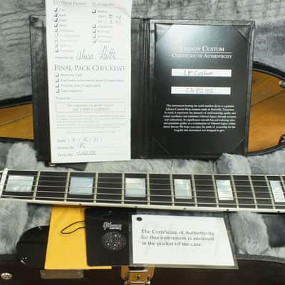 Gibson Les Paul Custom Ebony Custom Shop mit 57 Custombucker 2021 image 2