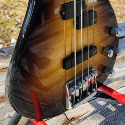 VINTAGE! Fender Contemporary Precision Bass Lyte Sunburst 1988-1995 Japan image 13
