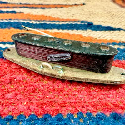 Vintage 1969 Fender Mustang-Duo Sonic-Musicmaster Grey Bobbin Pickup ~1960's image 6