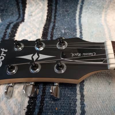 Upgraded Cort CR100 Classic Rock LP HH - Cherry Red Sunburst image 5