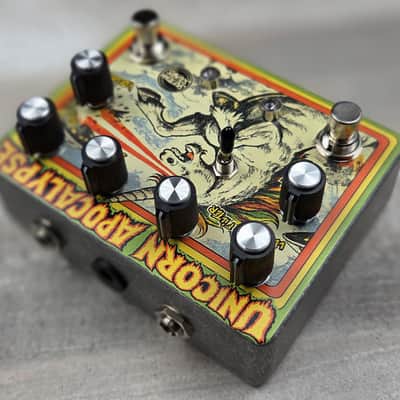 Sketchy Sounds Unicorn Apocalypse Fuzz/Distortion Guitar Pedal (Small Laser Beam Edition) image 3