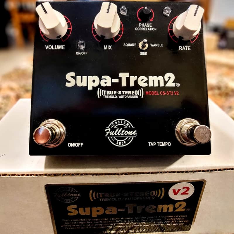 2019 – Present Fulltone Custom Shop Supa-Trem 2 V2 Black