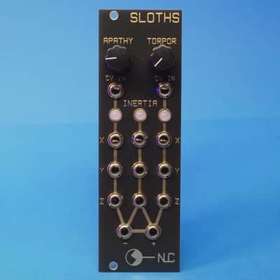 Nonlinearcircuits Triple Sloth Modulator LFO NLC Eurorack 8hp (Black) image 1