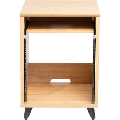 Gator Elite Furniture Series 10U Studio Rack Table in Natural Maple Matte Finish GELITEDESKRK-MPL image 3