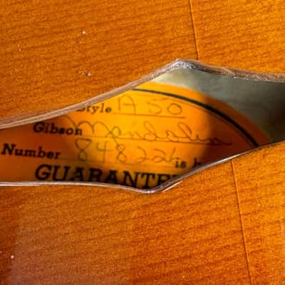 Vintage 1969 Gibson INC. A-50 Mandolin W/ Original Case image 11