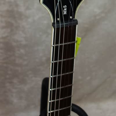 B.C. Rich Mk5 Warlock MK5-WL-BK Electric Guitar in gloss black (0997) image 3