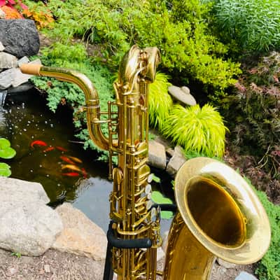Couf Superba 1 low A bari sax w/ new case image 3