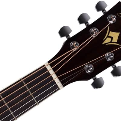 Washburn HD10SCE Heritage Series Dreadnought Cutaway Solid Spruce 6-String Acoustic-Electric Guitar image 8