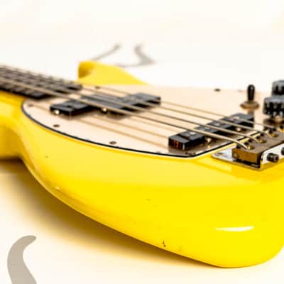 Daion Savage Yellow Electric Bass w/ Original Daion Branded Hardshell Case image 15