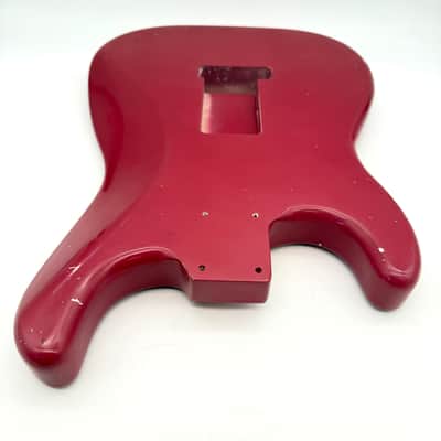 MJT Stratocaster Body Alder Relic Nitro Burgundy mjt6638 image 7