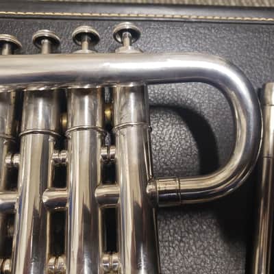 Getzen Eterna 940S Silver 4-Valve Piccolo Trumpet W/ Blackburn Leadpipe & Other Customizations! image 10